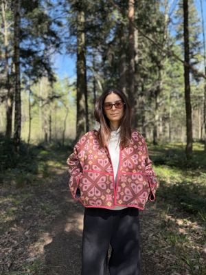 Prošívaná bunda kantha Rosewood 