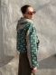 Prošívaná bunda kantha Olive