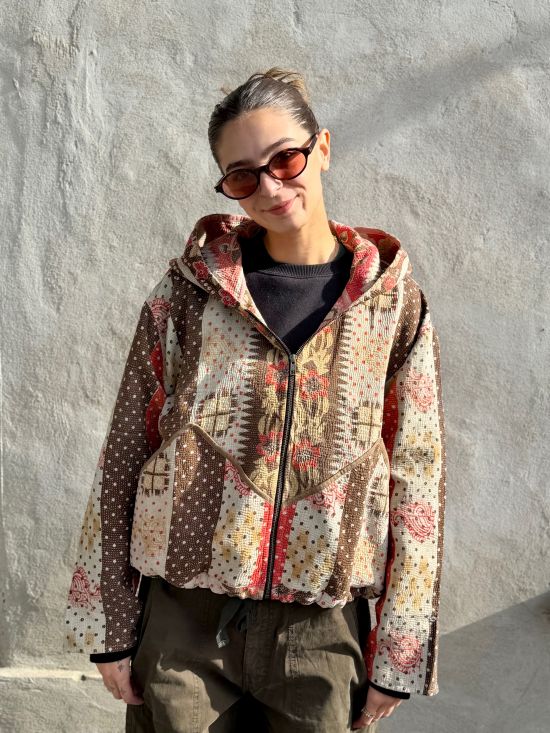 Prošívaná bunda kantha Terra Prošívaná bunda kantha Terra