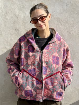 Prošívaná bunda kantha Bloom