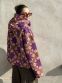 Prošívaná bunda kantha Amethyst