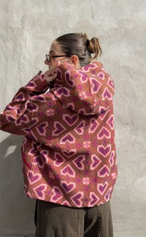 Prošívaná bunda kantha Kaleido