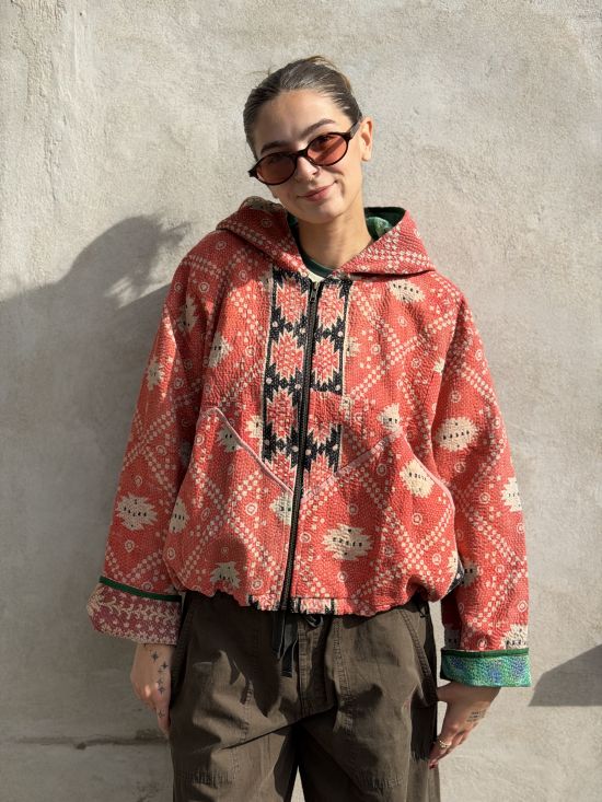 Prošívaná bunda kantha Folk