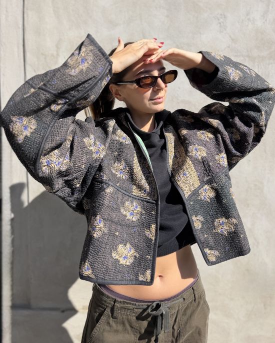 Prošívaná bunda kantha Muse Prošívaná bunda kantha Muse
