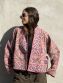 Prošívaná bunda kantha Rose Dust